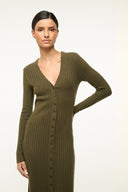 Image SHOKO CASHMERE SWEATER | DARK OLIVE 4 of 5