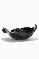 WAVY BOWL | BLACK GLAZE