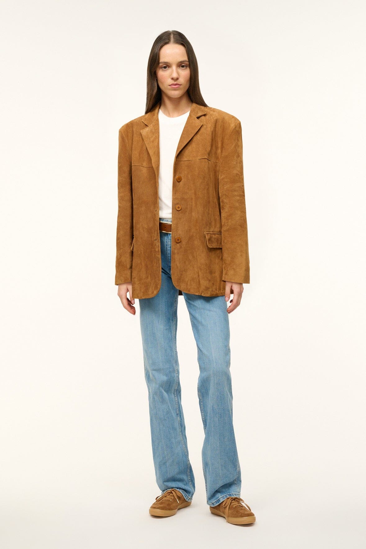 Image CORRINE JACKET | TAN 2 of 4 and Clicking this image will trigger a zoom pop-up