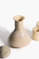 CARAFE AND CUP SET (2 CUPS) | ORGANIC GLAZE ORGANIC GLAZE