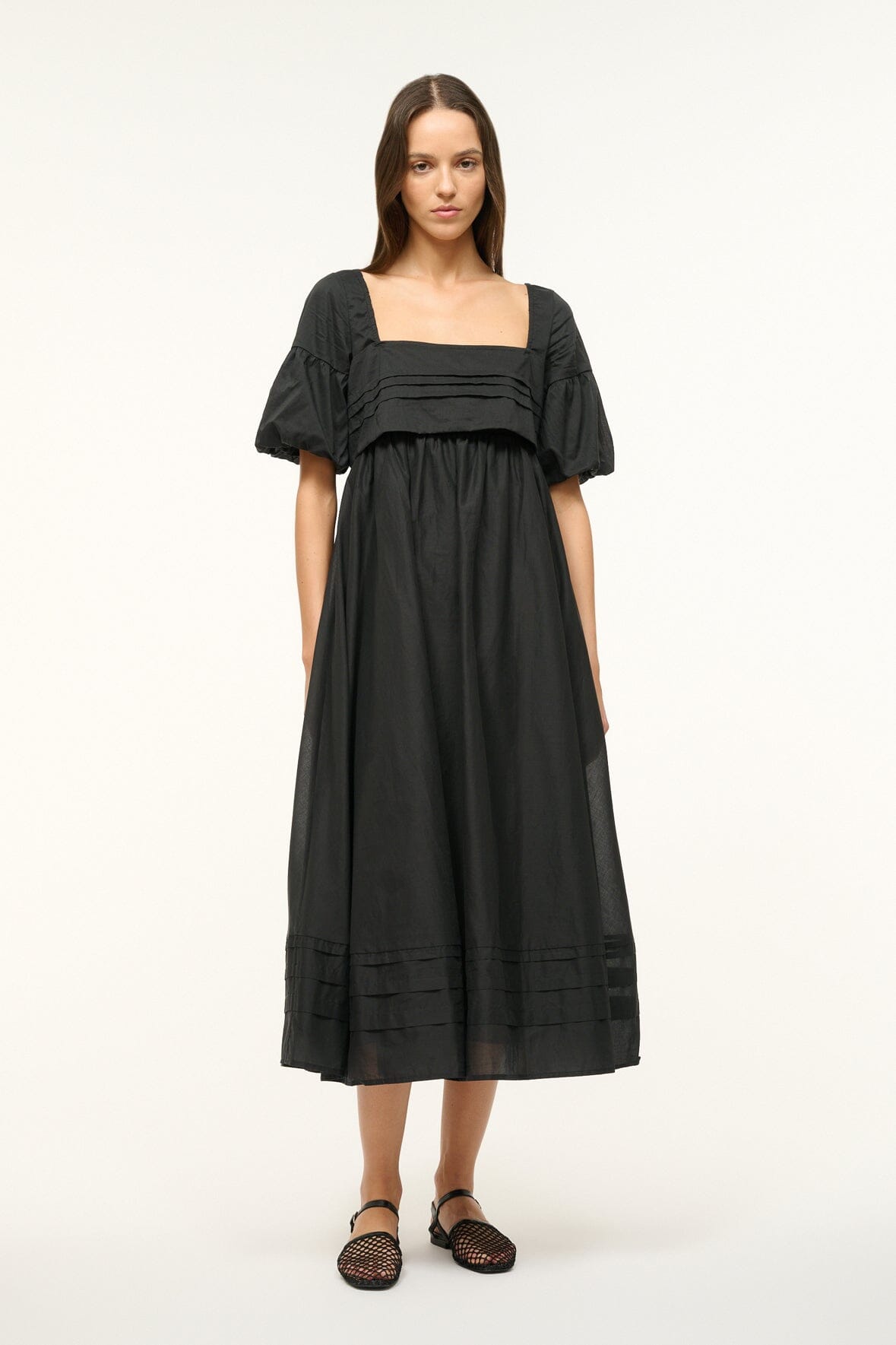 Image DARLA DRESS | BLACK 1 of 5 and Clicking this image will trigger a zoom pop-up