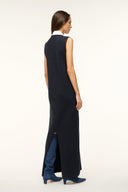 Image LESLIE DRESS | NAVY WHITE 3 of 5