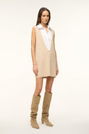 Image MINI LESLIE DRESS | CAMEL WHITE 3 of 5