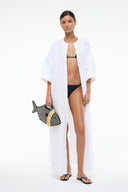 Image ENZO MAXI DRESS | WHITE 2 of 5