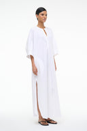 Image ENZO MAXI DRESS | WHITE 4 of 5
