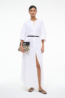Image ENZO MAXI DRESS | WHITE 1 of 5