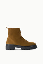 MILES ZIP ANKLE BOOT | CIGAR