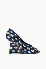 BRIGITTE PEEP TOE WEDGE | GLASSWORK