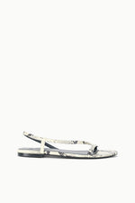 LOUDEN SANDAL | WHITE SNAKE