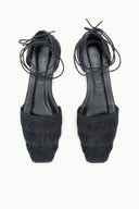WILLA FLAT | BLACK BLACK / 36