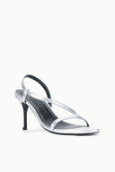 LOUDEN HEEL | SILVER SILVER / 36