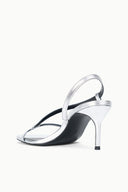 LOUDEN HEEL | SILVER SILVER / 36