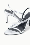 LOUDEN HEEL | SILVER SILVER / 36