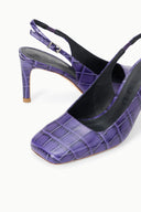 LUCIE SLINGBACK PUMP | AMETHYST CROCO AMETHYST CROCO / 36