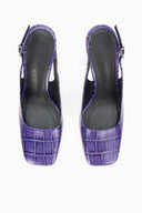 LUCIE SLINGBACK PUMP | AMETHYST CROCO AMETHYST CROCO / 36