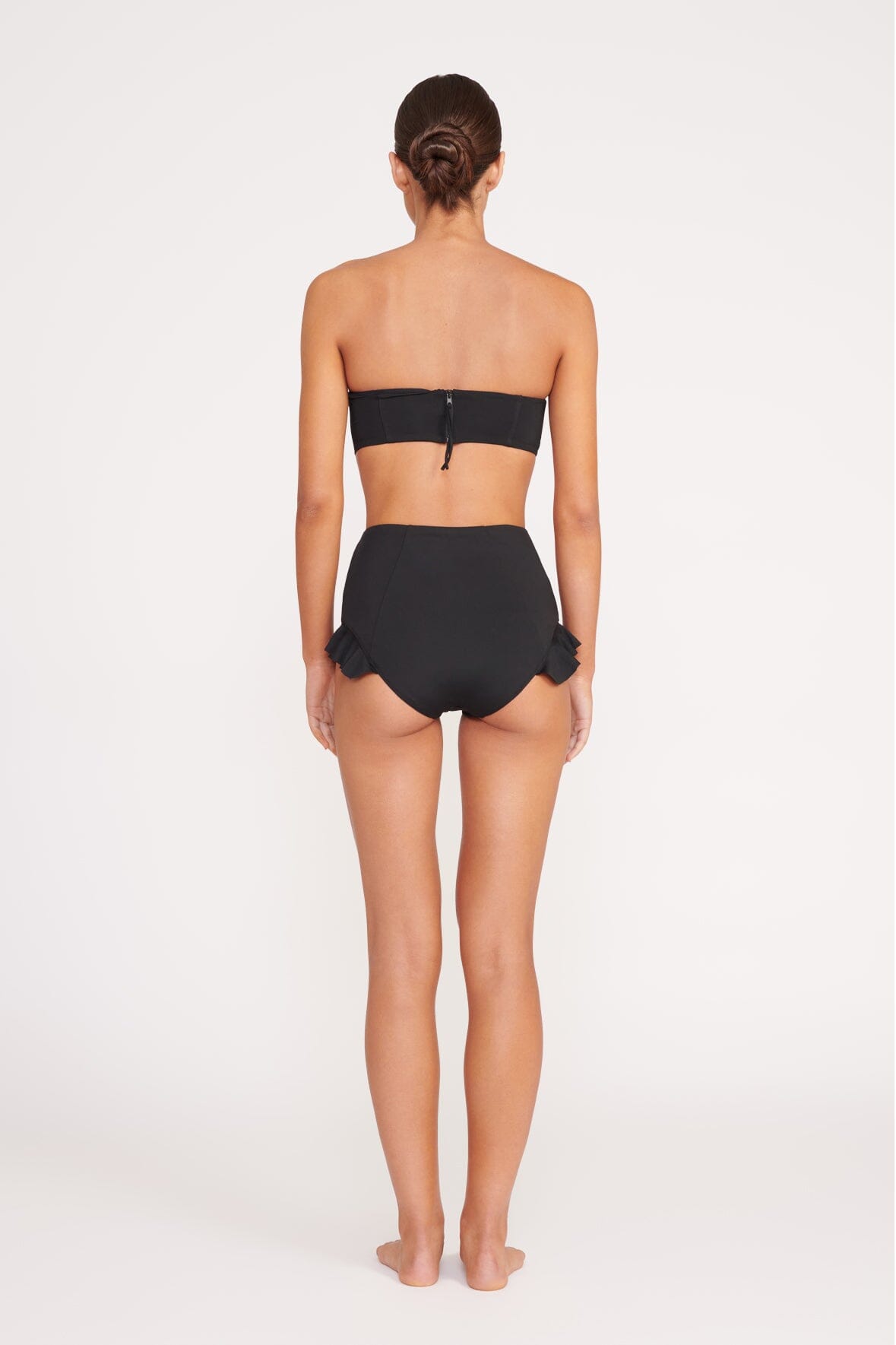 FLORA – High waist bikini bottom in Oscar print – Selfish swimwear