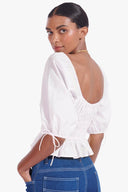FAYE TOP | WHITE