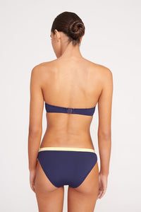 JO BALCONETTE BIKINI TOP | NAVY COLORBLOCK