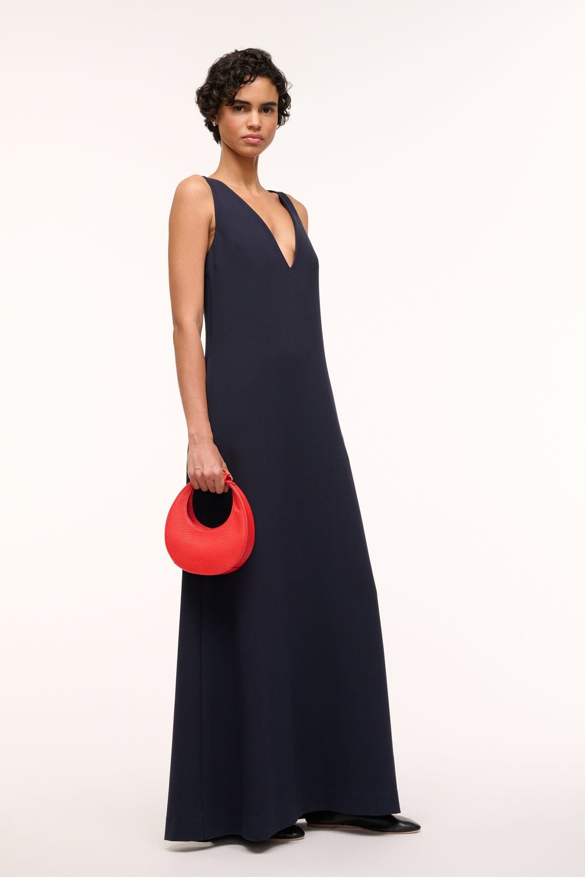 ハンドバッグ Good Night Moon Bag - Staud - Leather - Black GOODNIGHT MOON BAG BLACK