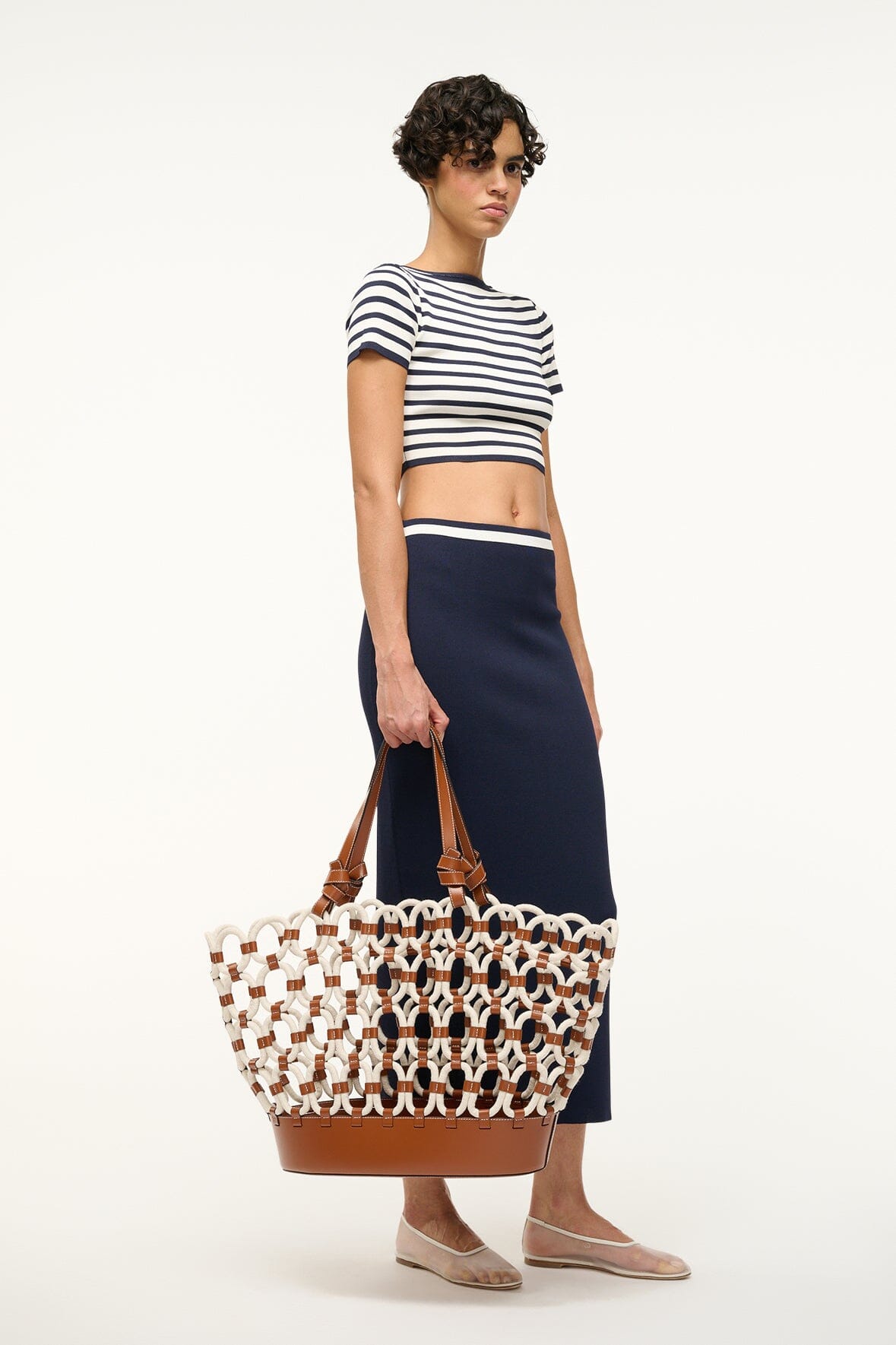 Image SQUILLO ROPE TOTE BAG | PAPER TAN 2 of 8 and Clicking this image will trigger a zoom pop-up