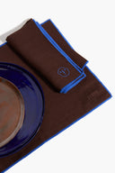 GALA LINEN NAPKINS | ESPRESSO HENRY BLUE ESPRESSO HENRY BLUE