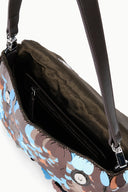 TIMMY convertible shoulder bag side with zipper pocket and sequin exterior