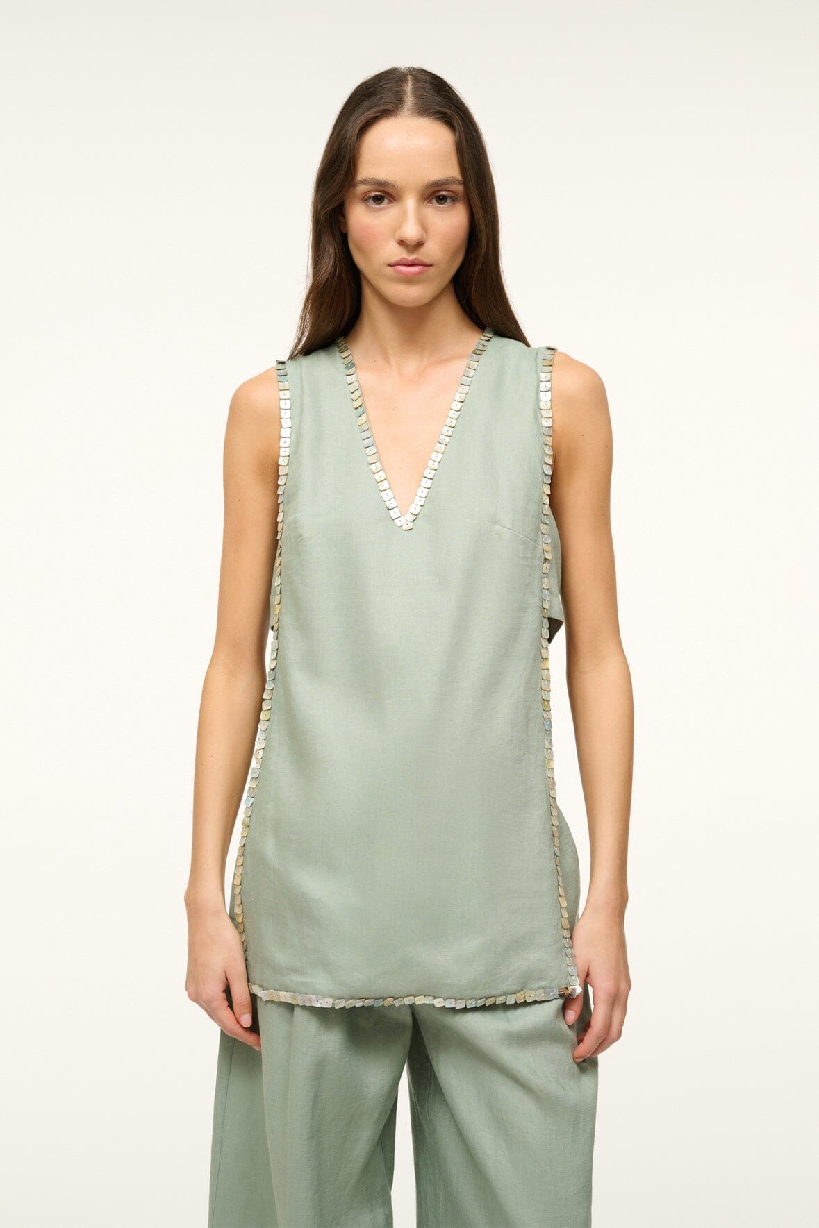 Image HARBOR TUNIC | JADE 3 of 5 and Clicking this image will trigger a zoom pop-up