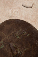 EVA CERAMIC FACES | WHITE AND MATCHA BROWN GLAZE