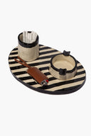 ACL TRAY HOLDER | STRIPED GLAZE