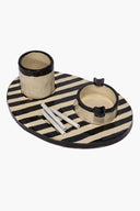 ACL TRAY HOLDER | STRIPED GLAZE