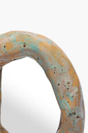 CERAMIC WALL MIRROR | RIVER BIRCH GLAZE