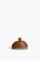HENRY BUTTER DISH | BROWN GLAZE BROWN GLAZE