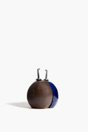 HENRY OLIVE OIL & VINEGAR DISPENSER SET | BROWN AND COBALT BLUE GLAZE BROWN AND COBALT BLUE GLAZE
