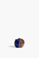HENRY SALT & PEPPER SHAKER SET | BROWN AND COBALT BLUE GLAZE BROWN AND COBALT BLUE GLAZE