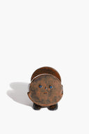 HENRY SPONGE HOLDER | BROWN GLAZE BROWN GLAZE