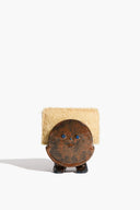 HENRY SPONGE HOLDER | BROWN GLAZE BROWN GLAZE