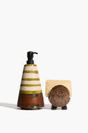 HENRY SPONGE HOLDER | BROWN GLAZE BROWN GLAZE