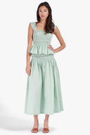 SUNDAY SKIRT | MIST STRIPE