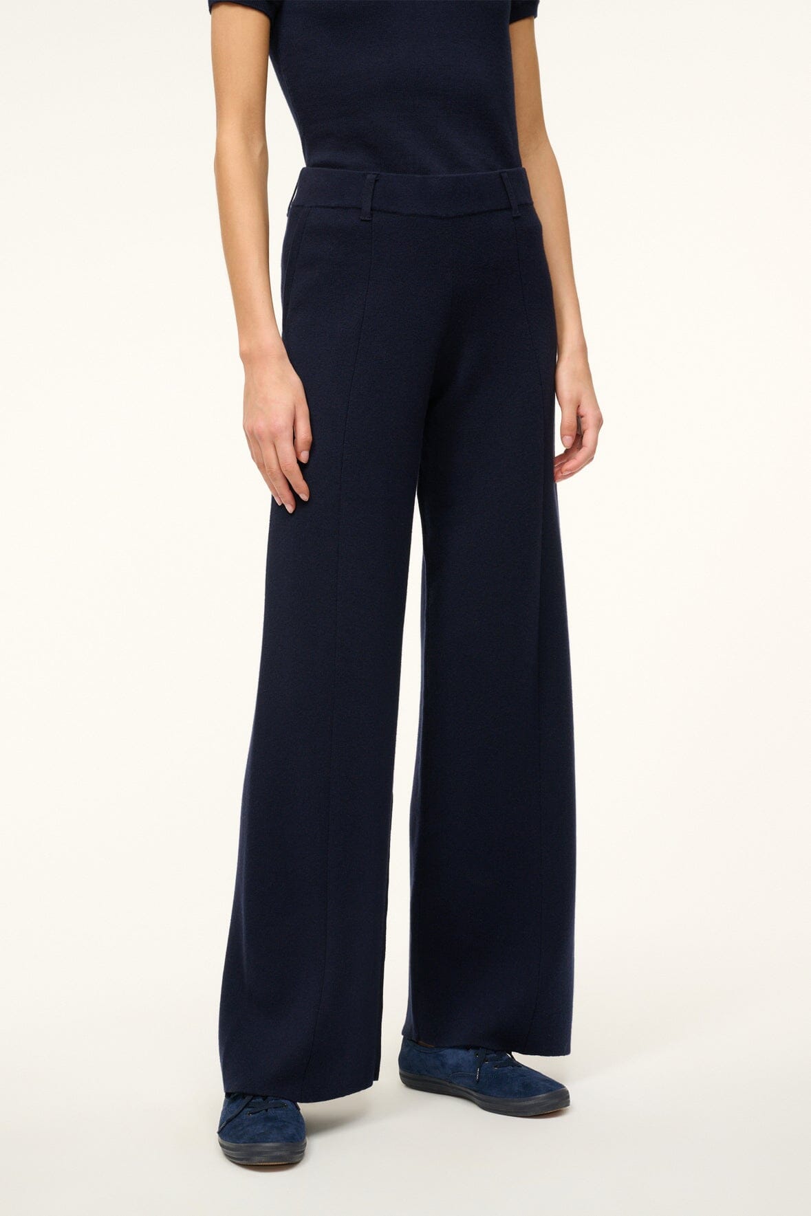 Image JET SET PANT | NAVY 2 of 6 and Clicking this image will trigger a zoom pop-up