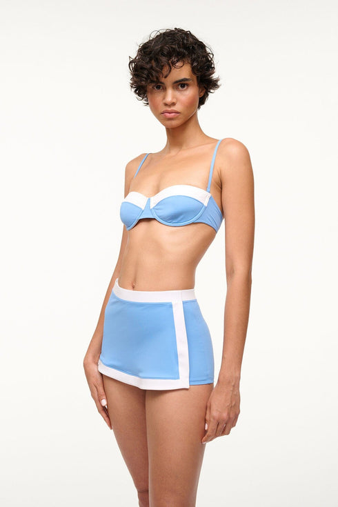 Go to NELL SWIM SKIRT AZURE WHITE view 1