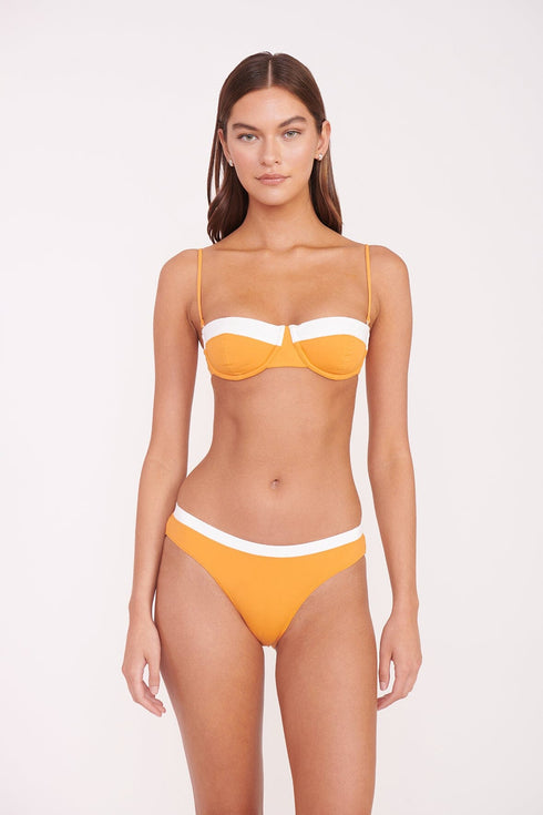 Go to JO BALCONETTE BIKINI TOP NECTARINE WHITE view 1