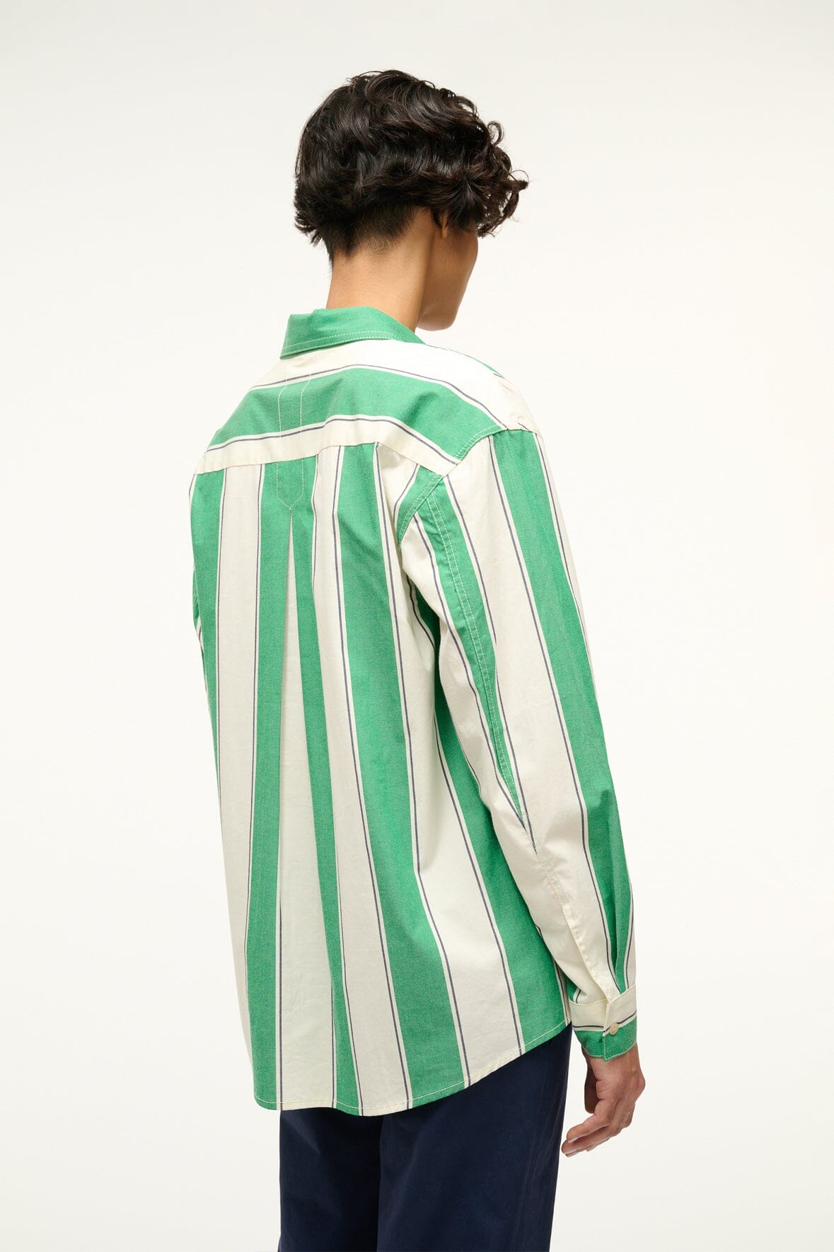 Image KELLY SHIRT | BUNGALOW STRIPE 3 of 4 and Clicking this image will trigger a zoom pop-up