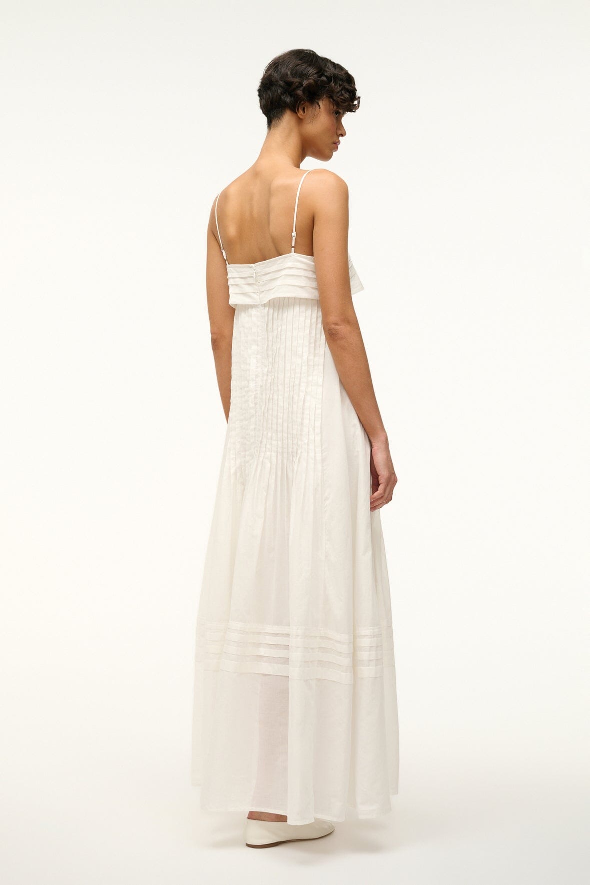 Image KRISTINA DRESS | IVORY 5 of 8 and Clicking this image will trigger a zoom pop-up