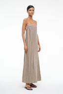Image LAURA LINEN DRESS | SAHARA STRIPE 3 of 6