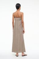 Image LAURA LINEN DRESS | SAHARA STRIPE 4 of 6