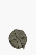 WOVEN LEATHER COASTERS | MOSS