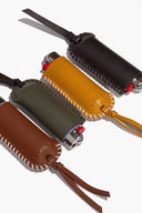 LEATHER LIGHTER COVER | TAN