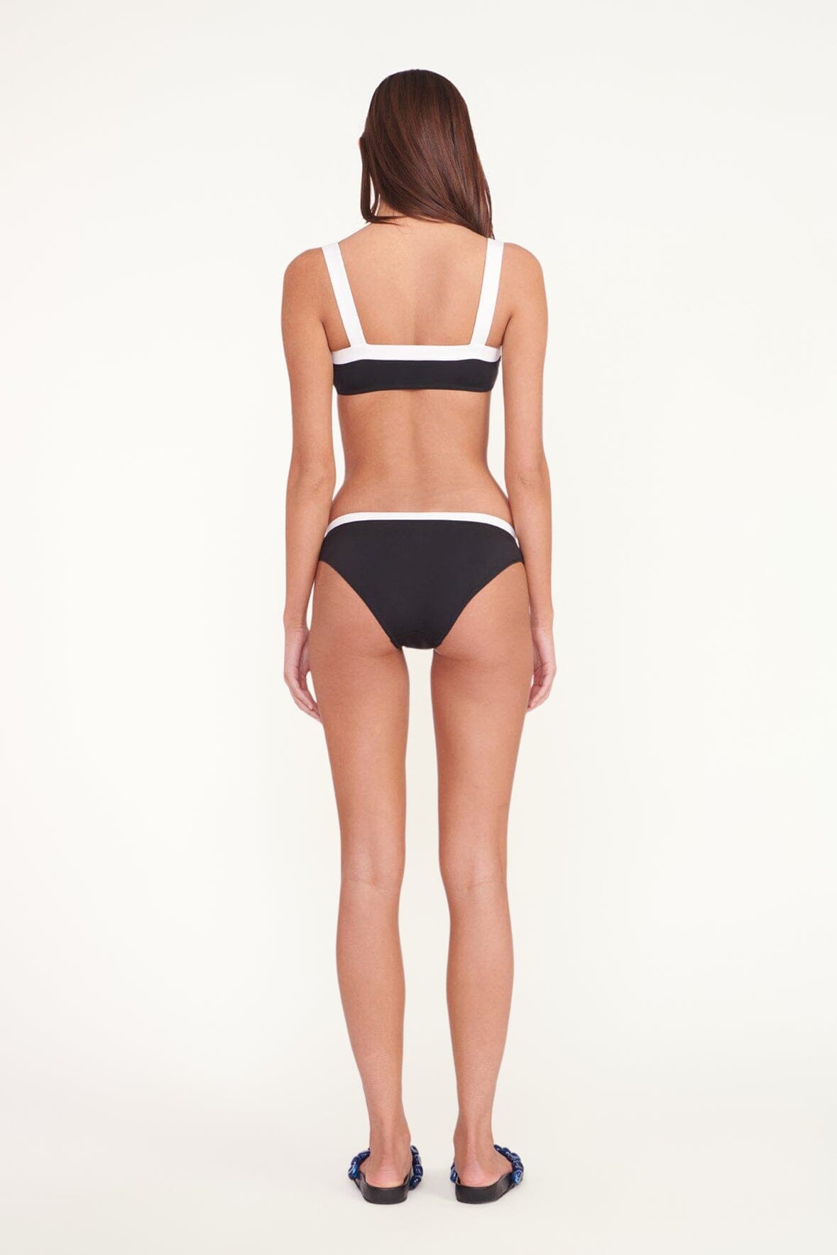 GEMMA BIKINI BOTTOM BLACK WHITE