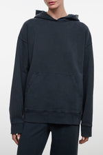 LOUNGE TERRY HOODIE | WASHED BLACK
