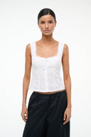 Image LOU TOP | WHITE EYELET 1 of 4